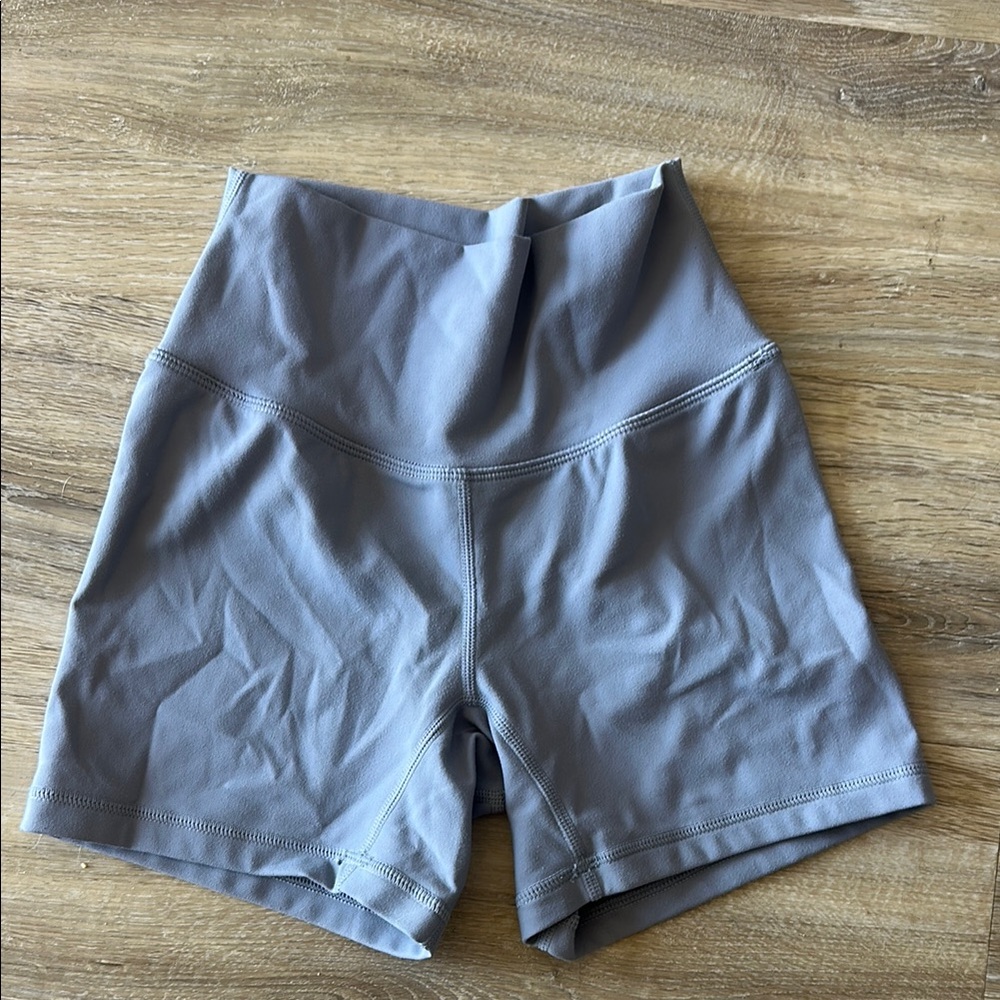 Ptula Light Gray Workout Shorts